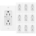 American Smart Self-test GFCI Wall Outlet Receptacle